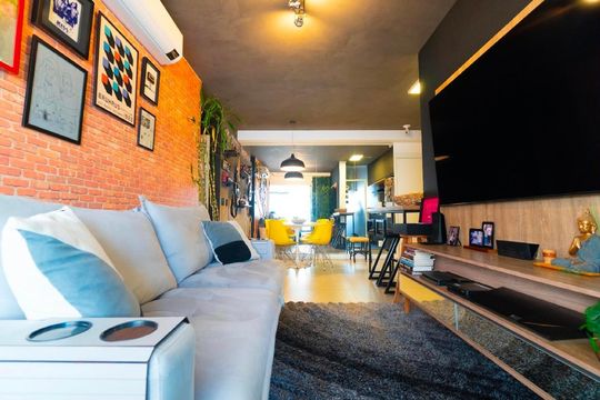Sala de apartamento à venda com 2 quartos, 69m² em Vila Mascote, São Paulo