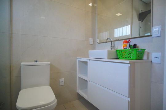 Banheiro  de casa para alugar com 2 quartos, 117m² em Santo Afonso, Novo Hamburgo