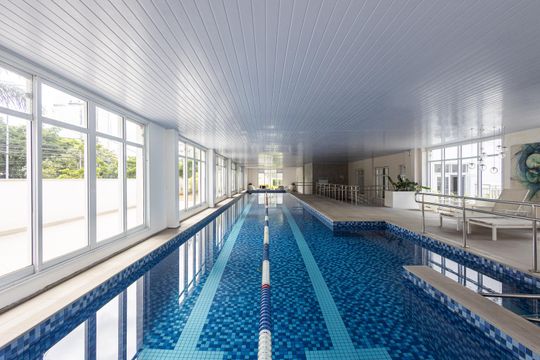 Piscina Coberta de apartamento para alugar com 1 quarto, 38m² em Pinheiros, São Paulo