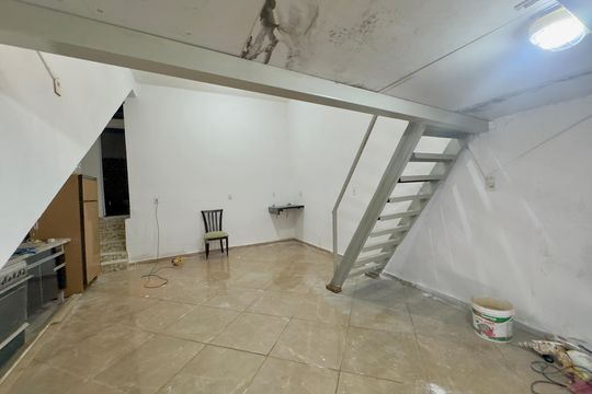Sala Cozinha de kitnet/studio para alugar com 1 quarto, 60m² em Jardim Presidente Dutra, Guarulhos