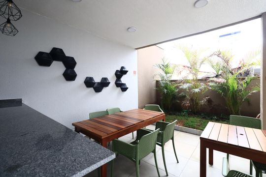 Área comum - Churrasqueira de apartamento à venda com 2 quartos, 37m² em Vila Nova Manchester, São Paulo