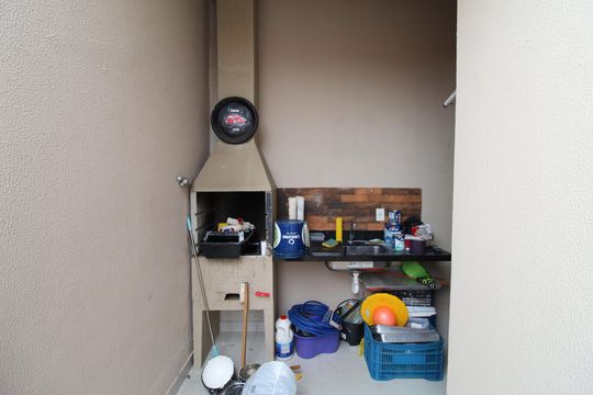 Área de Serviço de casa para alugar com 3 quartos, 125m² em Jardim das Industrias, São José dos Campos