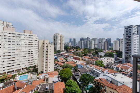 Vista do Studio de kitnet/studio à venda com 1 quarto, 25m² em Jardim das Acacias, São Paulo