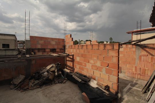 Pavimento Superior em Construção de casa à venda com 2 quartos, 130m² em Jaqueline, Belo Horizonte