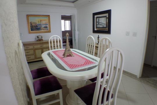 Sala jantar de apartamento para alugar com 3 quartos, 168m² em Vila Tupi, Praia Grande