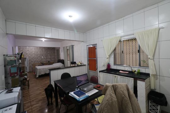 Cozinha de casa para alugar com 1 quarto, 40m² em Eldorado, Diadema
