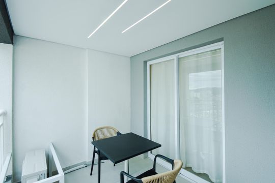 Varanda  de apartamento para alugar com 1 quarto, 31m² em Picanço, Guarulhos