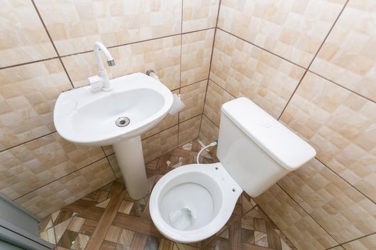 Banheiro  de casa para alugar com 1 quarto, 30m² em Vila Itaim, São Paulo