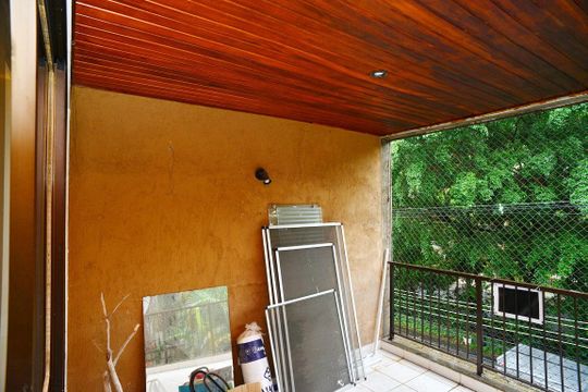 Varanda de apartamento para alugar com 3 quartos, 133m² em Barra da Tijuca, Rio de Janeiro