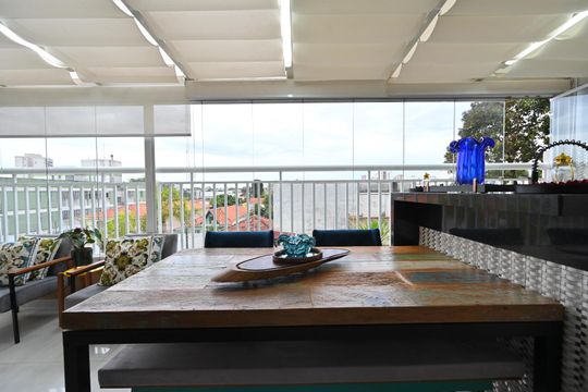 Varanda de apartamento à venda com 2 quartos, 85m² em Vila do Bosque, São Paulo