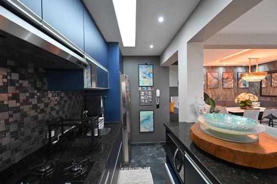 Cozinha de apartamento à venda com 2 quartos, 85m² em Vila do Bosque, São Paulo