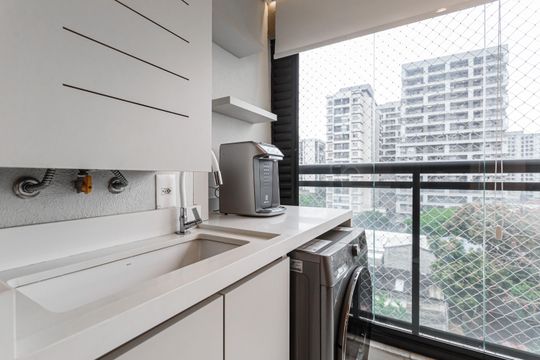 Área de Serviço de apartamento para alugar com 2 quartos, 54m² em Indianópolis, São Paulo