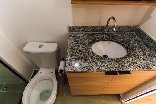 Banheiro de apartamento para alugar com 1 quarto, 30m² em Mooca, São Paulo