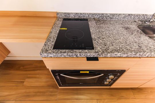 Cozinha de apartamento para alugar com 1 quarto, 30m² em Mooca, São Paulo