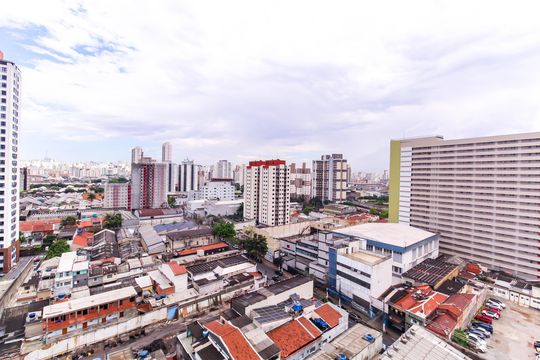 Vista da Varanda de apartamento para alugar com 1 quarto, 30m² em Mooca, São Paulo