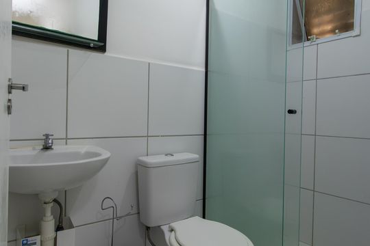 Banheiro de apartamento para alugar com 2 quartos, 59m² em Lageado, Cotia