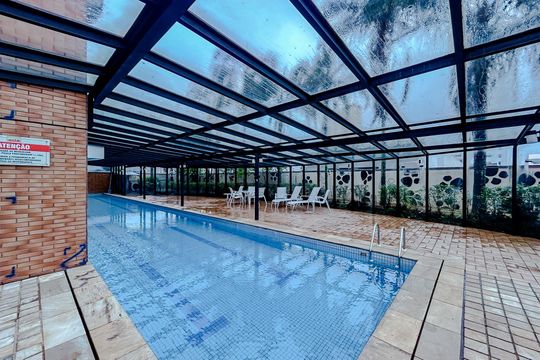 Área comum - Piscina de apartamento para alugar com 1 quarto, 91m² em Tatuapé, São Paulo