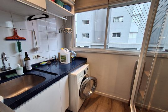 Área de serviço de apartamento à venda com 1 quarto, 57m² em Vila Joao Basso, São Bernardo do Campo