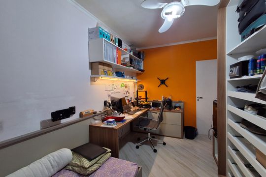 Quarto 2 de apartamento à venda com 1 quarto, 57m² em Vila Joao Basso, São Bernardo do Campo