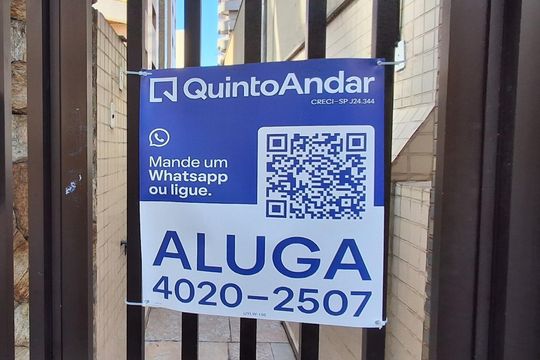 Placa de apartamento à venda com 1 quarto, 57m² em Vila Joao Basso, São Bernardo do Campo