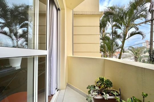 Varanda de apartamento à venda com 2 quartos, 58m² em Jardim Oriental, São Paulo