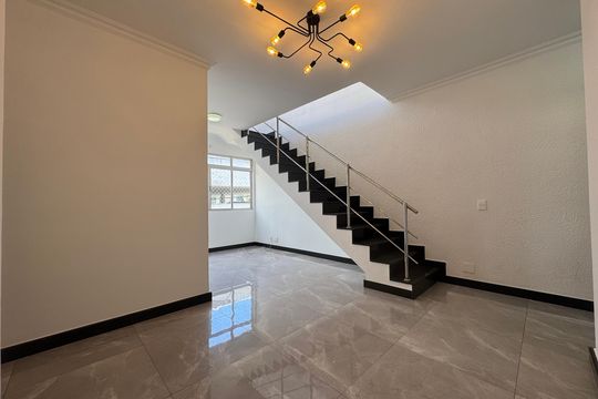 Sala de apartamento à venda com 3 quartos, 142m² em Castelo, Belo Horizonte