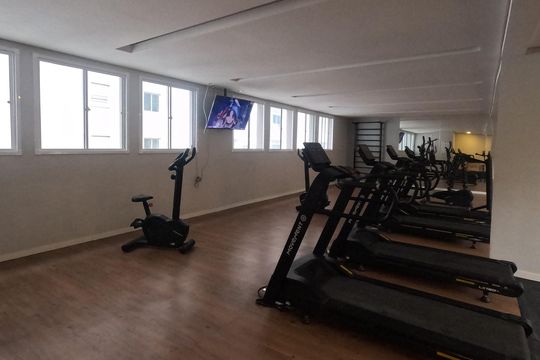 Área Comum - Academia de apartamento para alugar com 2 quartos, 45m² em Jabaquara, Santos