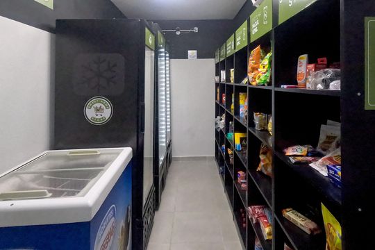 Área Comum - Mercadinho de apartamento para alugar com 2 quartos, 45m² em Jabaquara, Santos