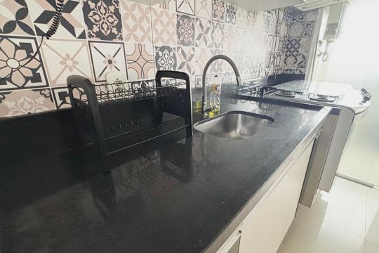 Cozinha de apartamento para alugar com 2 quartos, 46m² em Jardim Sao Miguel, Ferraz de Vasconcelos