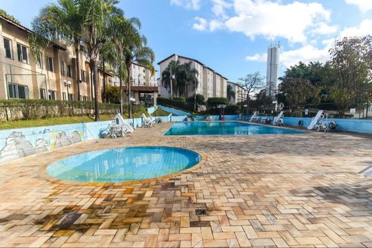 Área comum - Piscina de apartamento para alugar com 2 quartos, 46m² em Jardim Sao Miguel, Ferraz de Vasconcelos