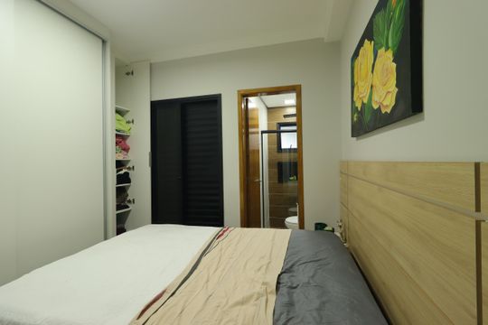 Suíte de apartamento para alugar com 2 quartos, 90m² em Campestre, Santo André