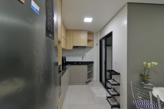 Cozinha de apartamento para alugar com 2 quartos, 90m² em Campestre, Santo André