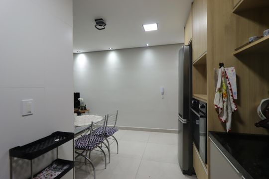 Cozinha de apartamento para alugar com 2 quartos, 90m² em Campestre, Santo André