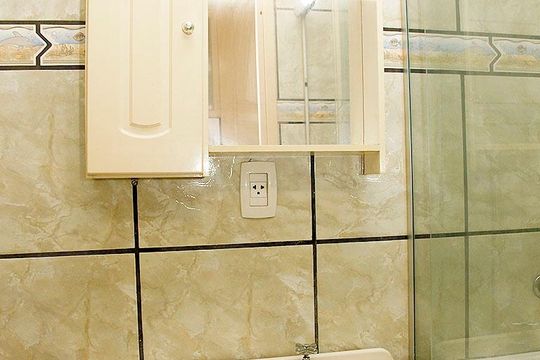Banheiro Quarto Suíte de apartamento para alugar com 1 quarto, 33m² em Centro Histórico, Porto Alegre