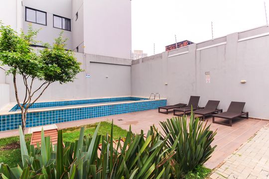 Área comum - Piscina de apartamento para alugar com 1 quarto, 27m² em Mooca, São Paulo