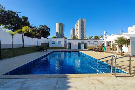 Área comum - Piscina de apartamento para alugar com 2 quartos, 43m² em Vila São Bernardo, Campinas