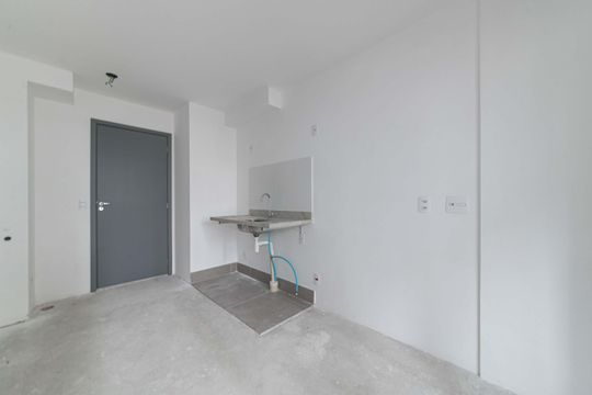 Sala - Cozinha Integrada de apartamento à venda com 1 quarto, 15m² em Sumarezinho, São Paulo