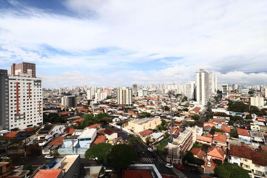 Vista da Sacada de apartamento à venda com 1 quarto, 65m² em Chácara Seis de Outubro, São Paulo
