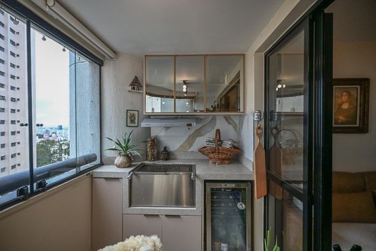 Varanda de apartamento à venda com 3 quartos, 100m² em Vila Suzana, São Paulo