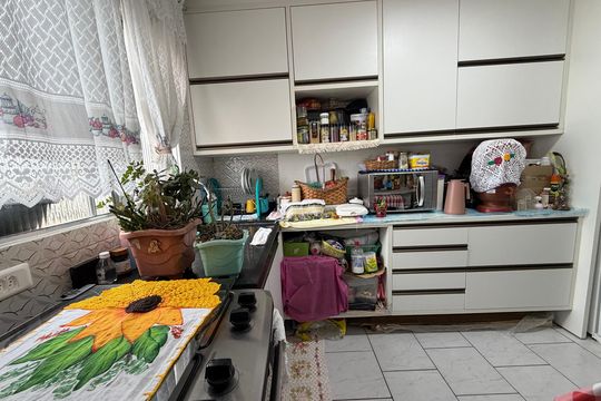 Cozinha de apartamento para alugar com 2 quartos, 52m² em Santo Amaro, São Paulo