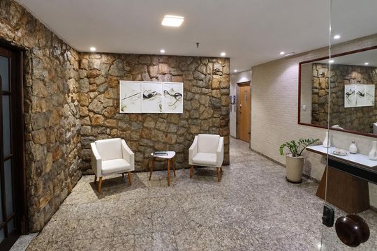 Área externa de apartamento para alugar com 2 quartos, 53m² em Santa Rosa, Niterói