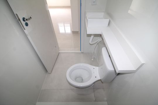 Banheiro de apartamento à venda com 2 quartos, 42m² em Vila Ester (zona Norte), São Paulo