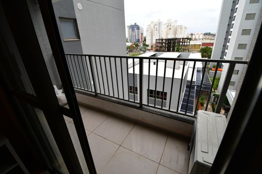 Sala - Sacada de apartamento para alugar com 3 quartos, 66m² em Mansões Santo Antônio, Campinas