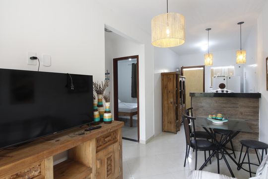 Sala de casa de condomínio para alugar com 2 quartos, 50m² em Foguete, Cabo Frio
