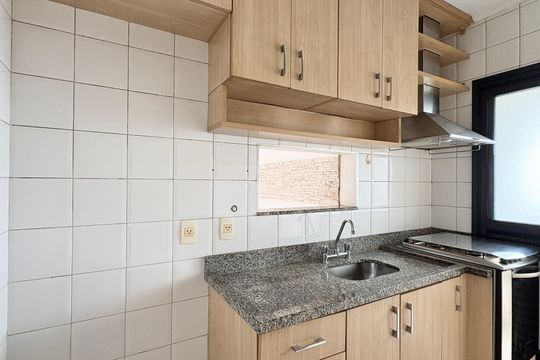Cozinha de apartamento para alugar com 2 quartos, 62m² em Vila Brasilandia, São Paulo