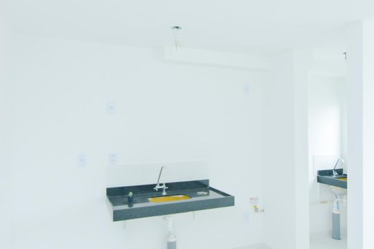 Cozinha de apartamento para alugar com 2 quartos, 39m² em Cidade Nova Bonsucesso, Guarulhos