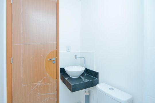 Banheiro de apartamento para alugar com 2 quartos, 39m² em Cidade Nova Bonsucesso, Guarulhos