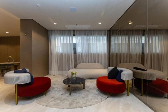 Área comum de apartamento para alugar com 1 quarto, 41m² em Pompeia, São Paulo