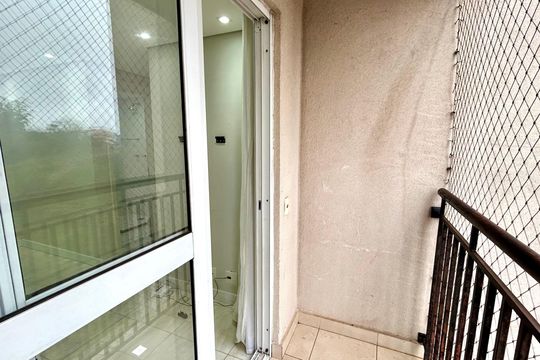 Varanda da Sala de apartamento para alugar com 3 quartos, 57m² em Jardim Las Vegas, Guarulhos
