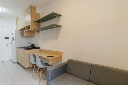 Studio de kitnet/studio para alugar com 1 quarto, 25m² em Vila Olímpia, São Paulo